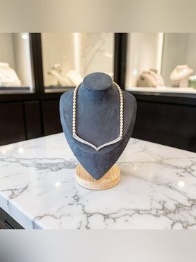 Oscar de La Renta NWT 80’S VINTAGE COUTURE LUXURY AUTHENTIC PEARL CZ NECKLACE